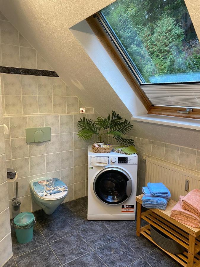 Waldblickwohnung Mit Schoener Terrasse Und Kamin 赛博尼茨 外观 照片